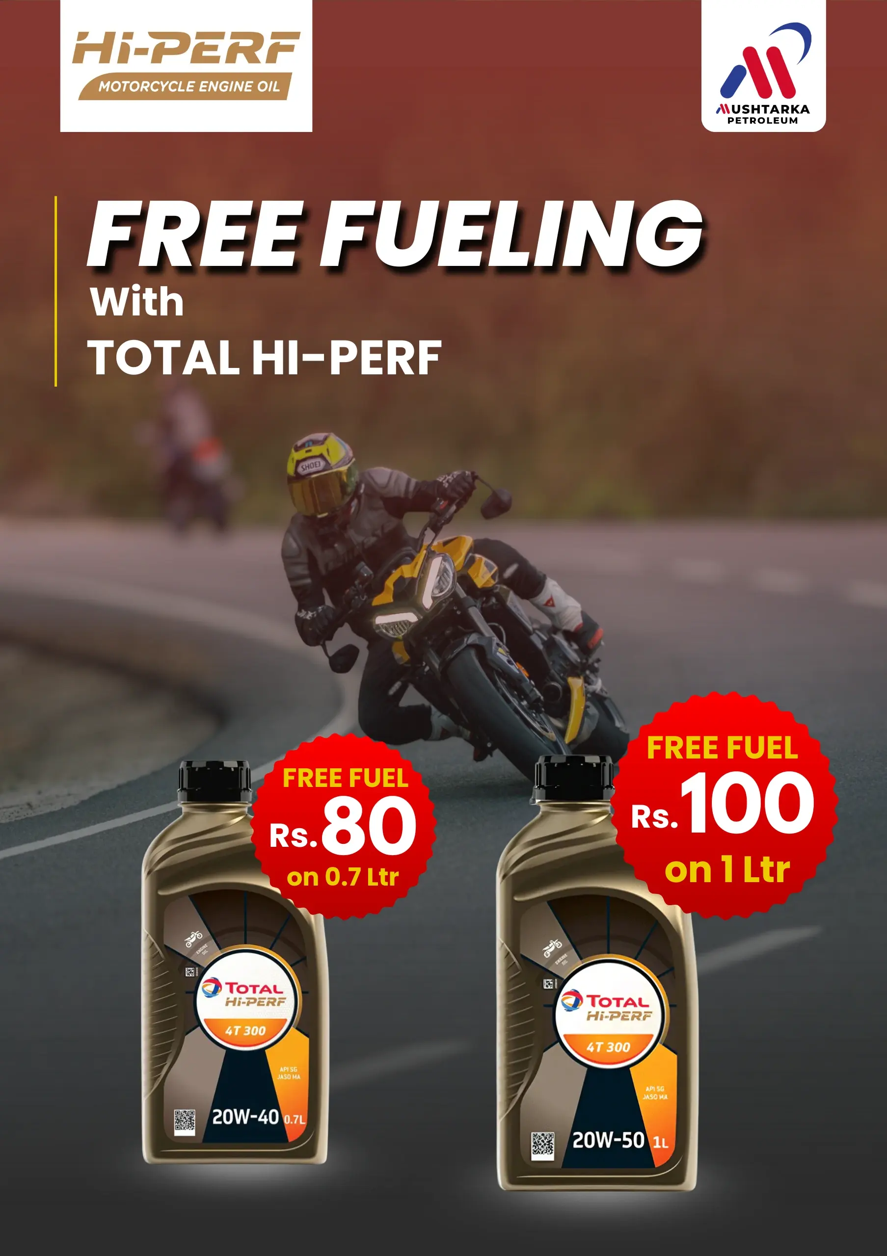Double the Performance, Double the Reward! Free Fuel with Total Hi-Perf!